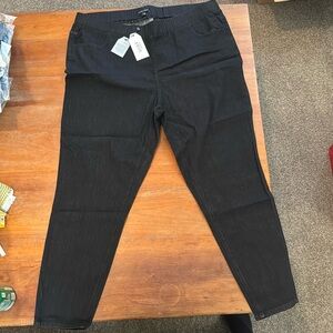 Universal Standard Large black jeans “Don’t Call Them Jeggings”